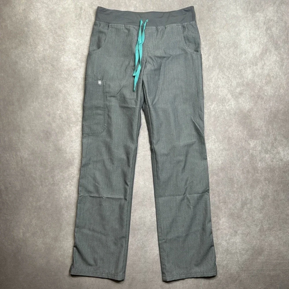 Figs Kade Cargo Scrub Pants Womens XSmall Gray Technical Collection T21004